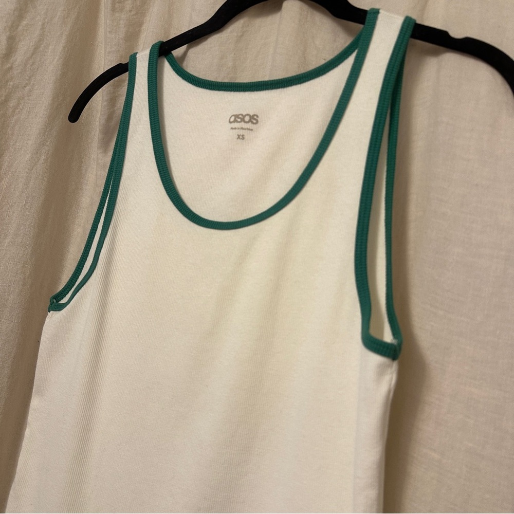ASOS Contrast Trim Tank Top - Picture 2 of 5